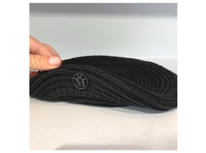 Cappelli MAISON MICHEL T.Internazionale XS Cotone Nero - vista 3
