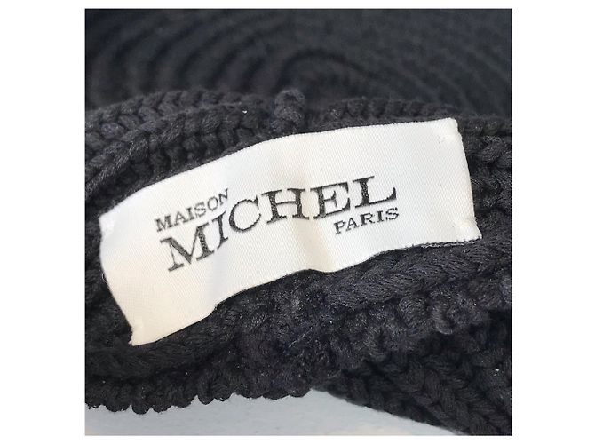 Cappelli MAISON MICHEL T.Internazionale XS Cotone Nero - vista 6