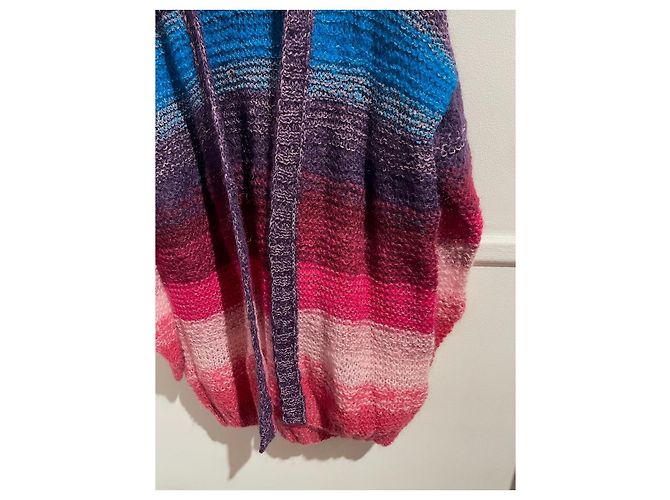 Autre Marque ROSE CARMINE Strickwaren T.International M Wolle Lila - Ansicht 2