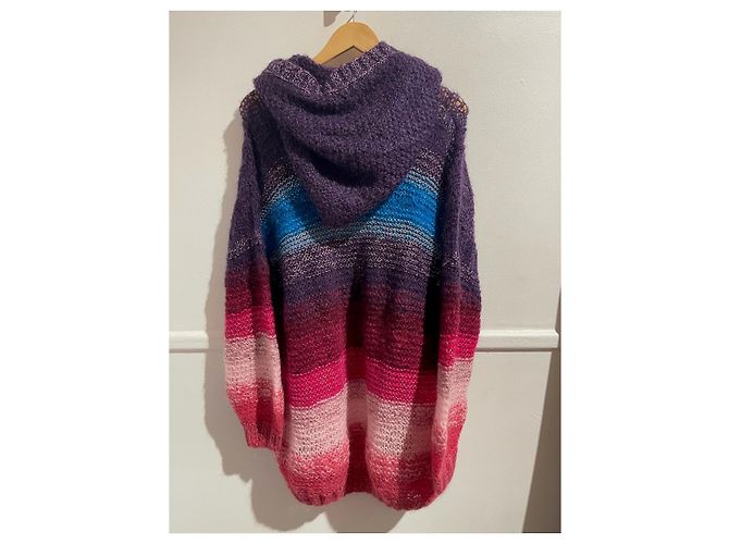 Autre Marque ROSE CARMINE Strickwaren T.International M Wolle Lila - Ansicht 5