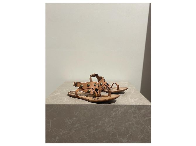LANVIN Sandalen T.EU 36 Leder Beige - Ansicht 2