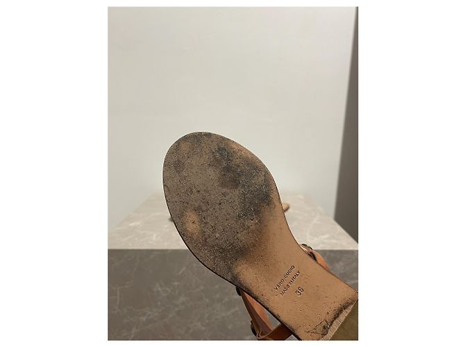 LANVIN Sandalen T.EU 36 Leder Beige - Ansicht 5