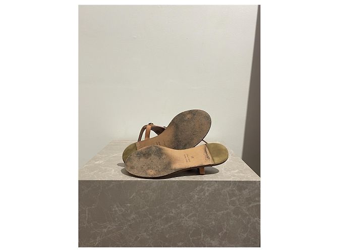LANVIN Sandalen T.EU 36 Leder Beige - Ansicht 6