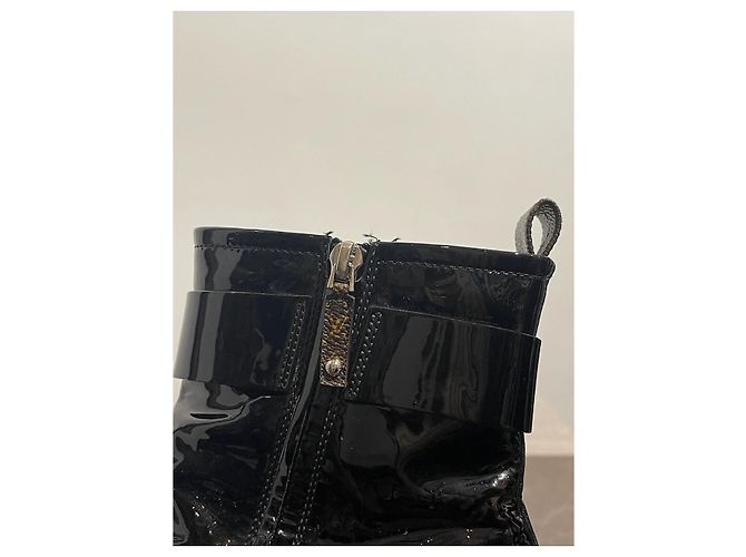 LOUIS VUITTON Stiefeletten T.EU 41 Lackleder Schwarz - Ansicht 10