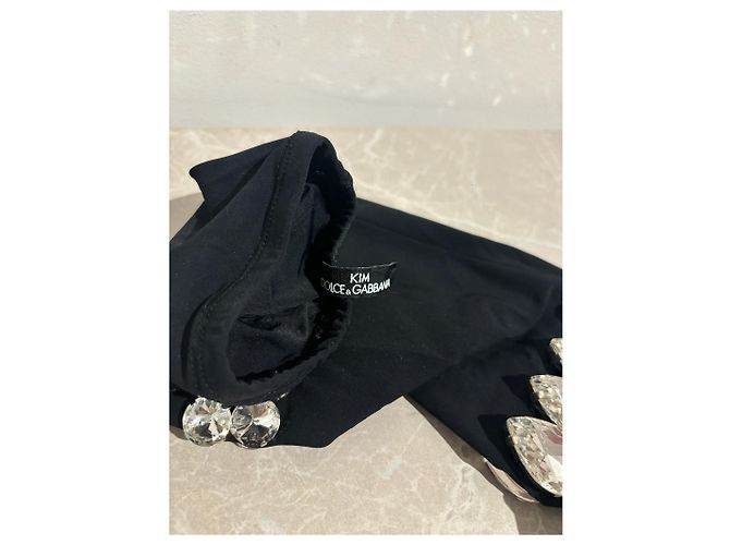 DOLCE & GABBANA Handschuhe T.International M Synthetisch Schwarz - Ansicht 7