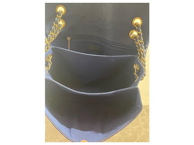 Borse CHANEL T. Pelle verniciata Blu - vista 11