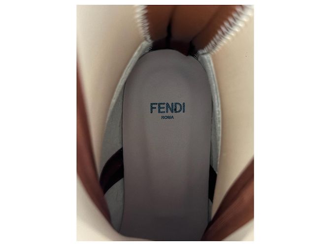 FENDI Stiefeletten T.EU 36 Lackleder Weiß - Ansicht 7