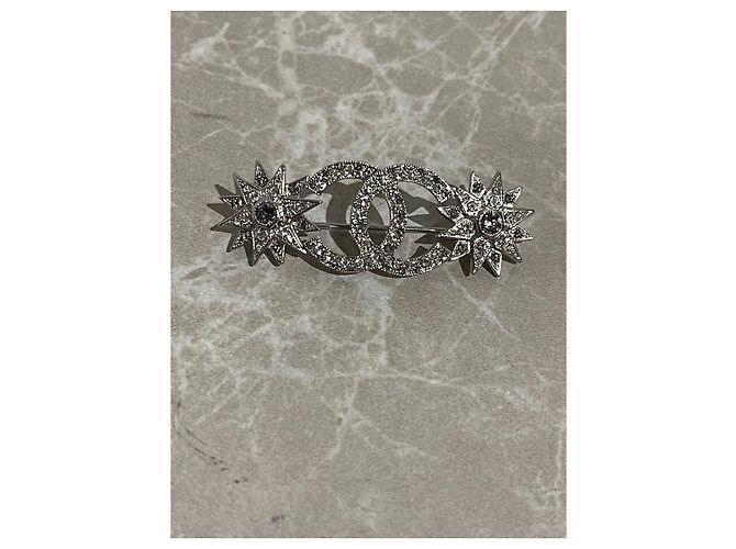 Broche Chanel Etoiles Argenté - vue 3