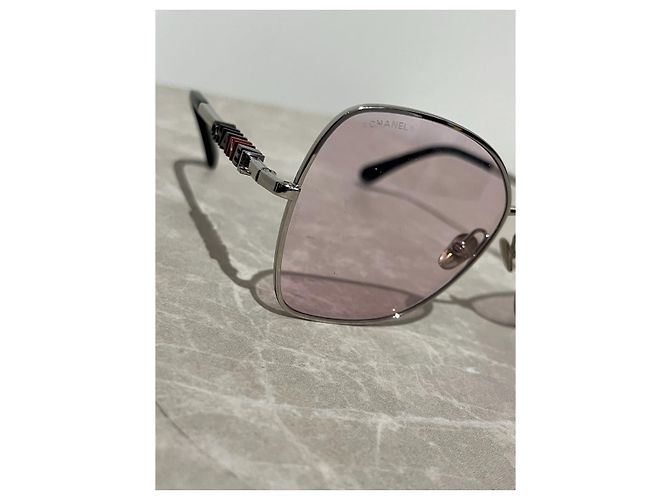 Gafas de sol CHANEL T. Metal Plata - vista 7