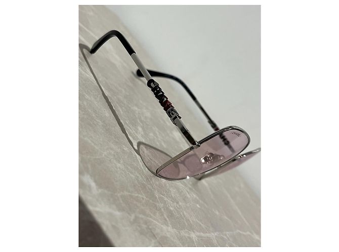 Gafas de sol CHANEL T. Metal Plata - vista 8