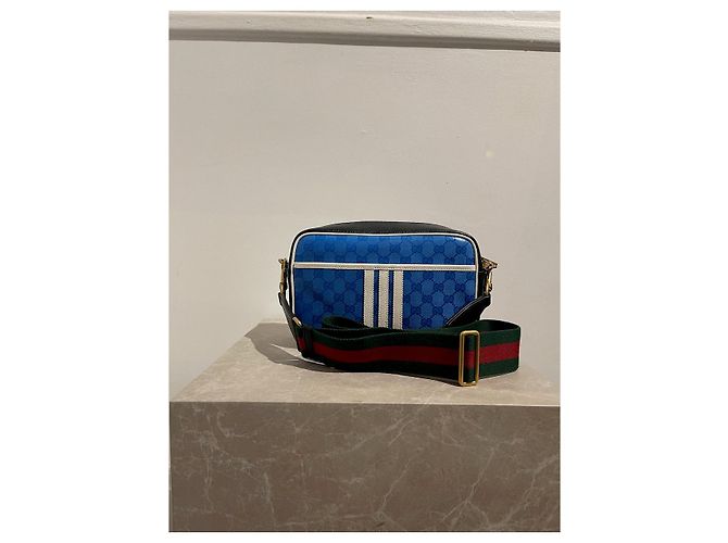 Borse GUCCI T. Pelle Blu - view 5