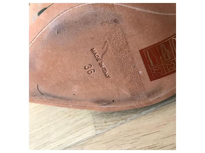 GIVENCHY Absätze T.EU 36 Leder Khaki - Ansicht 7