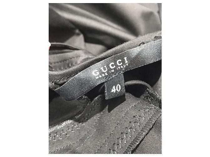 Vestido GUCCI T.FR 36 Algodón Negro - vista 5