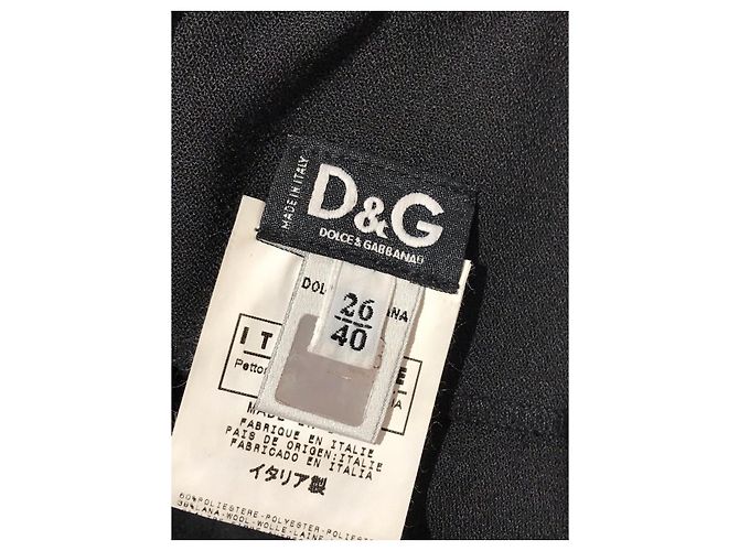 DOLCE & GABBANA Kleider T.International S Polyester Schwarz - Ansicht 4