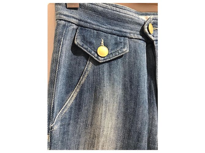 ISABEL MARANT ETOILE Jeans T.FR 34 Algodón Azul - vista 2