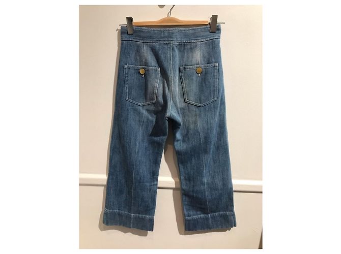 ISABEL MARANT ETOILE Jeans T.FR 34 Algodón Azul - vista 3