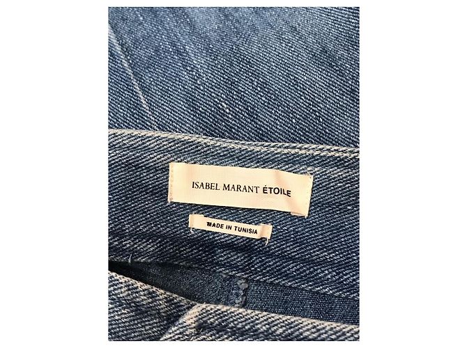 ISABEL MARANT ETOILE Jeans T.FR 34 Algodón Azul - vista 4