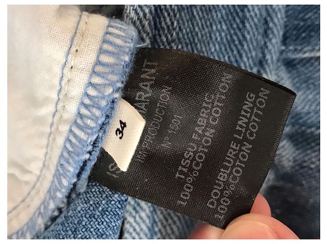 ISABEL MARANT ETOILE Jeans T.FR 34 Algodón Azul - vista 5