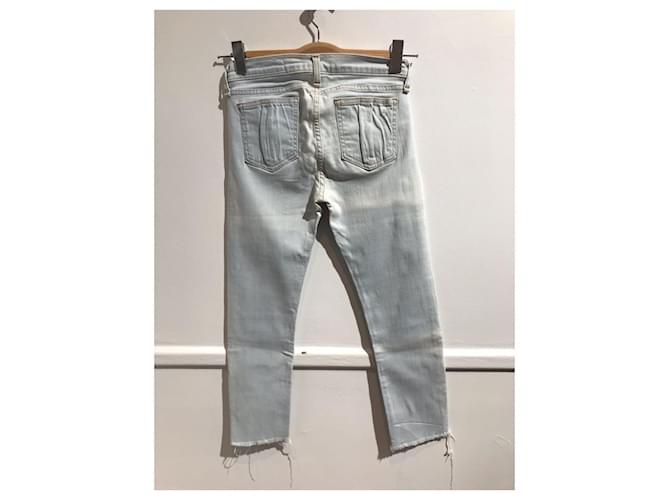 RAG & BONE Jeans T.FR 36 Cotone Blu - vista 3