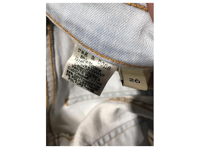 RAG & BONE Jeans T.FR 36 Cotone Blu - vista 5