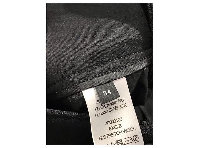 JOSEPH Hose T.FR 34 Wolle Schwarz - Ansicht 6