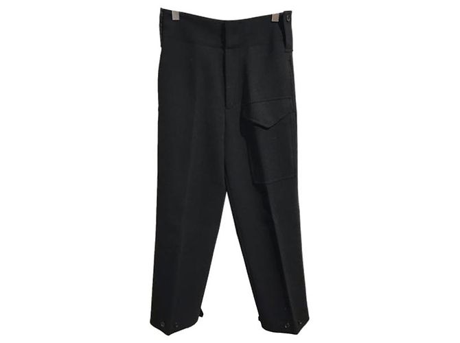 JOSEPH Hose T.FR 34 Wolle Schwarz - Ansicht 8
