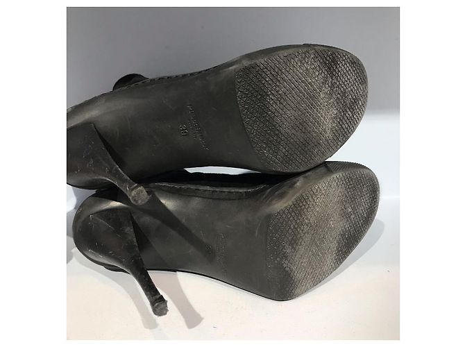 PIERRE HARDY Stivaletti T.EU 39 Camoscio Nero - vista 5