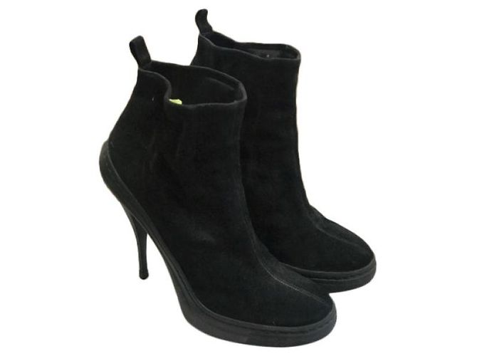 PIERRE HARDY Stivaletti T.EU 39 Camoscio Nero - vista 8