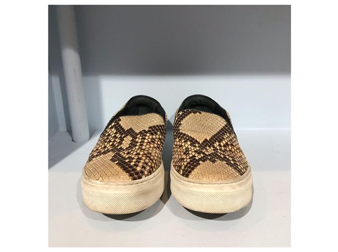 Céline Sneakers CELINE T.EU 37 Pelli esotiche Beige - vista 3