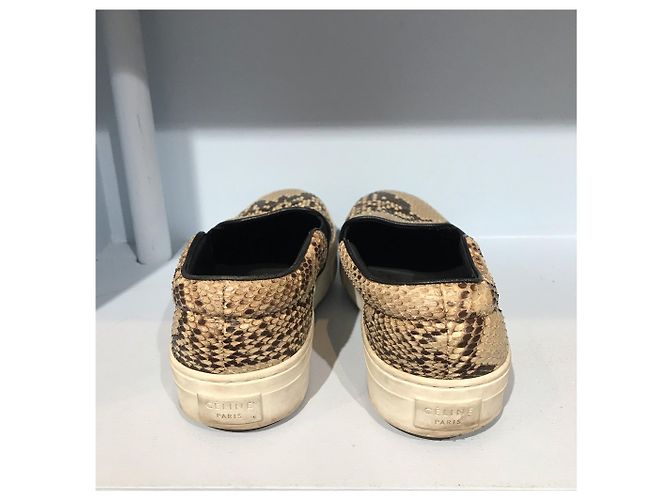 Céline Sneakers CELINE T.EU 37 Pelli esotiche Beige - vista 4