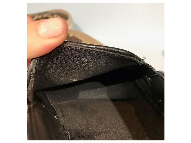 Céline Sneakers CELINE T.EU 37 Pelli esotiche Beige - vista 5