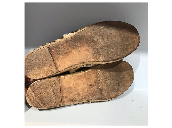 Céline CELINE Espadrilles T.EU 37 Pony-Stil Kalbsleder Beige - Ansicht 5