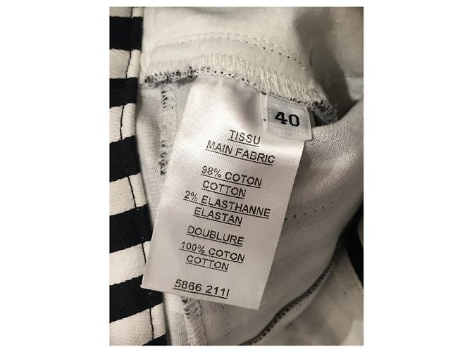 Jeans BALMAIN T.FR 40 Cotone Nero - vista 6