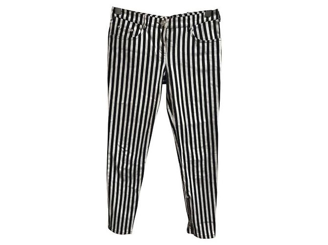 Jeans BALMAIN T.FR 40 Cotone Nero - vista 7