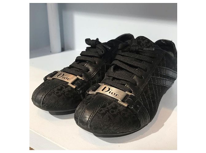 DIOR Trainer T.EU 36 Leder Schwarz - Ansicht 3