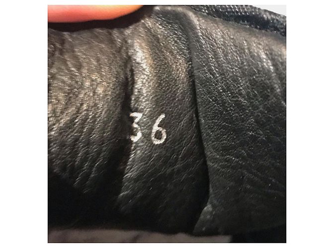 DIOR Trainer T.EU 36 Leder Schwarz - Ansicht 7