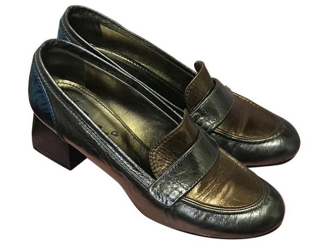LANVIN Absätze T.EU 37.5 Leder Silber - Ansicht 8