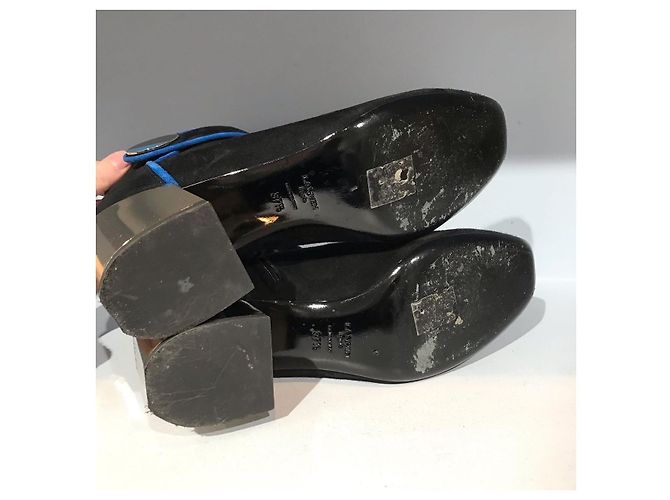 Stivaletti LANVIN T.EU 37.5 Camoscio Nero - vista 5