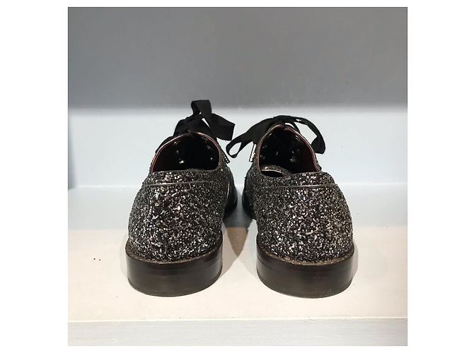 MARC JACOBS Schnürschuhe T.EU 37.5 Glitter Silber - Ansicht 3