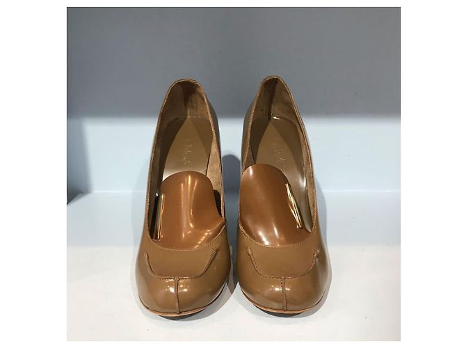 Chloé CHLOE Absätze T.EU 36.5 Leder Kamel - Ansicht 3
