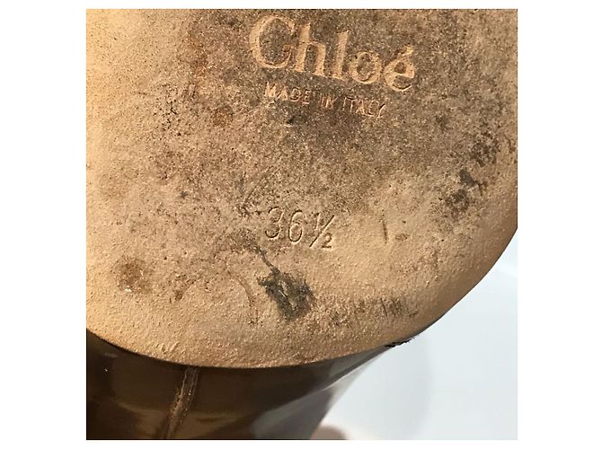 Chloé CHLOE Absätze T.EU 36.5 Leder Kamel - Ansicht 6