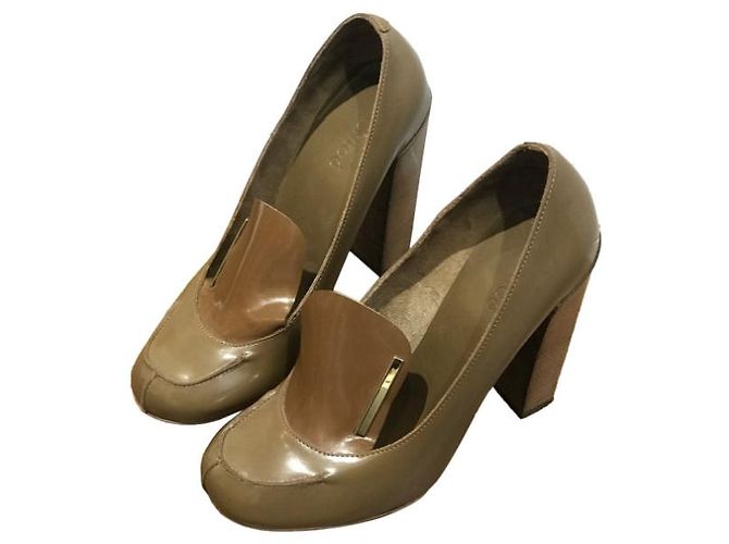 Chloé CHLOE Absätze T.EU 36.5 Leder Kamel - Ansicht 7