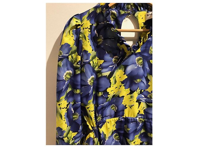BALENCIAGA Kleider T.International M Polyester Blau - Ansicht 2
