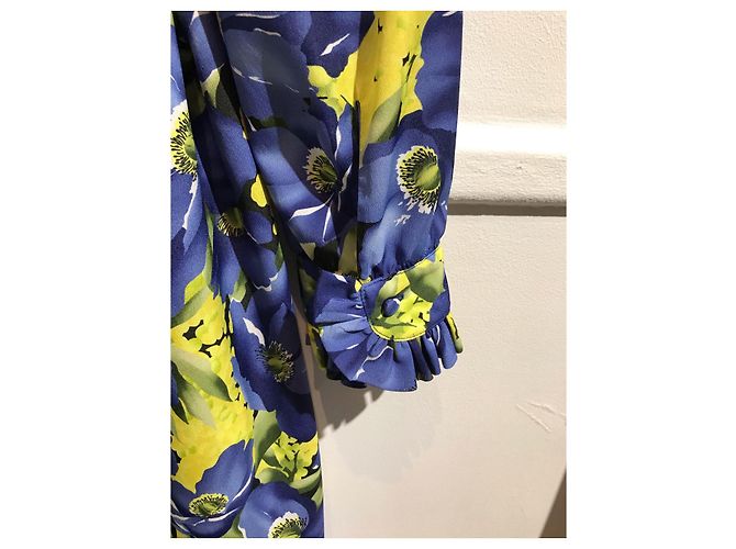 BALENCIAGA Kleider T.International M Polyester Blau - Ansicht 5