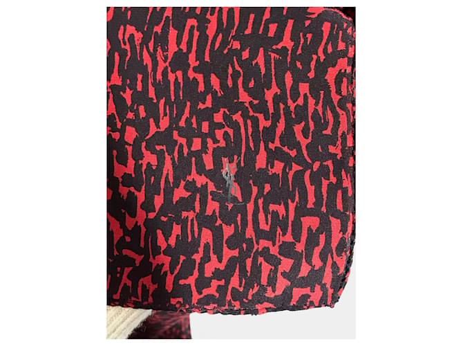 Sciarpe SAINT LAURENT T. Seta Rosso - vista 5