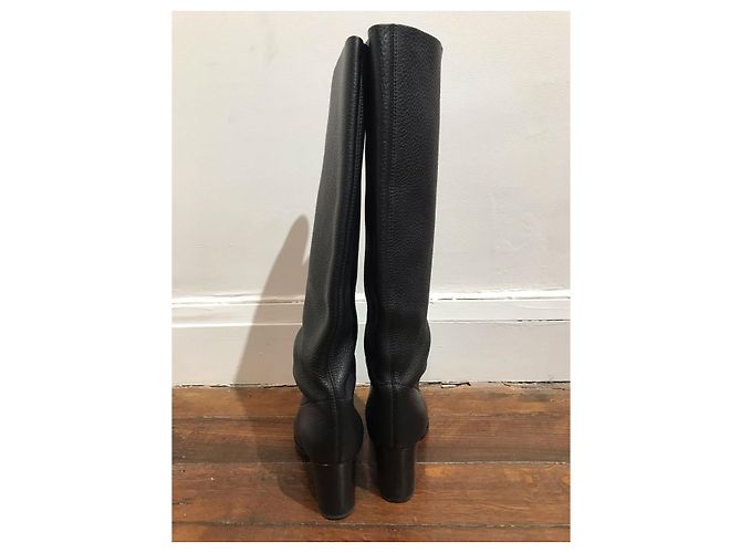 Botas SERGIO ROSSI T.EU 36 Cuero Negro - vista 5