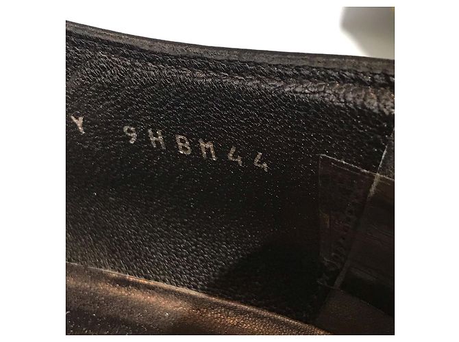 DIOR Lace ups T.EU 44 Leather Noir - vue 6