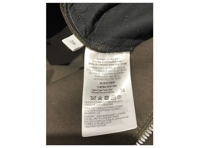 BOTTEGA VENETA Monos T.International S Algodón Caqui - vista 6
