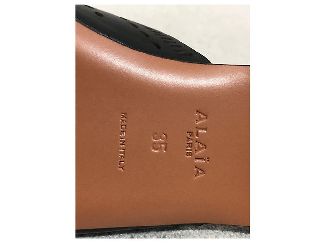 Alaïa Sandali ALAIA T.EU 35 Pelle Nero - vista 5