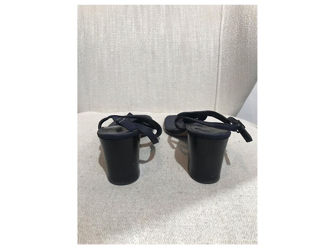 Sandali GUCCI T.EU 38.5 Tessuto Blu - vista 5